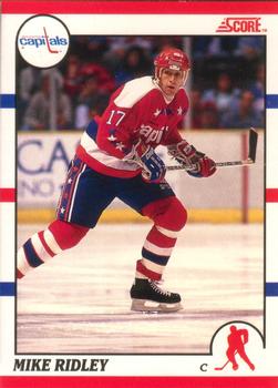 1990-91 Score Canadian #33 Mike Ridley Front