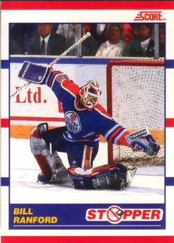 1990-91 Score Canadian #345 Bill Ranford Front