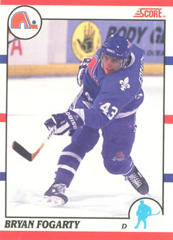1990-91 Score Canadian #54 Bryan Fogarty Front