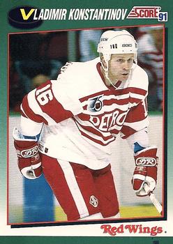 1991-92 Score Rookie and Traded #109T Vladimir Konstantinov Front