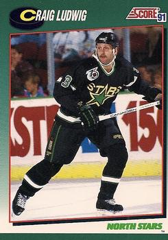 1991-92 Score Rookie and Traded #11T Craig Ludwig Front