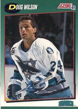 1991-92 Score Rookie and Traded #1T Doug Wilson Front