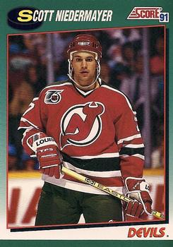 1991-92 Score Rookie and Traded #27T Scott Niedermayer Front