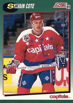 1991-92 Score Rookie and Traded #46T Sylvain Cote Front