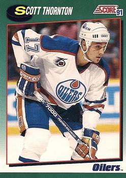 1991-92 Score Rookie and Traded #55T Scott Thornton Front