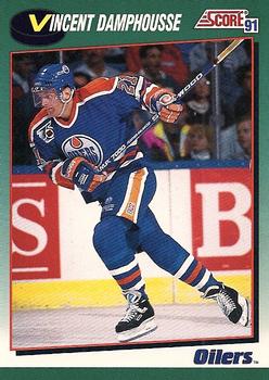 1991-92 Score Rookie and Traded #59T Vincent Damphousse Front