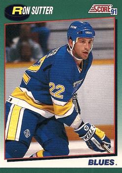 1991-92 Score Rookie and Traded #69T Ron Sutter Front