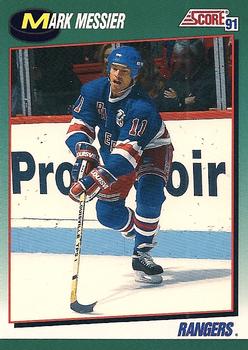 1991-92 Score Rookie and Traded #85T Mark Messier Front