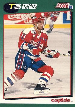 1991-92 Score Rookie and Traded #87T Todd Krygier Front