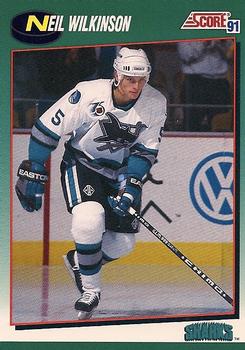 1991-92 Score Rookie and Traded #8T Neil Wilkinson Front