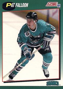 1991-92 Score Rookie and Traded #90T Pat Falloon Front