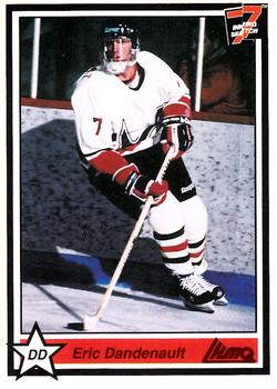 1990-91 7th Inning Sketch QMJHL #10 Eric Dandenault Front