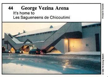 1990-91 7th Inning Sketch QMJHL #44 Georges Vezina Arena Back