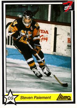 1990-91 7th Inning Sketch QMJHL #126 Steven Paiement Front