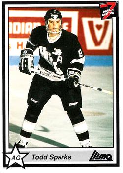 1990-91 7th Inning Sketch QMJHL #131 Todd Sparks Front