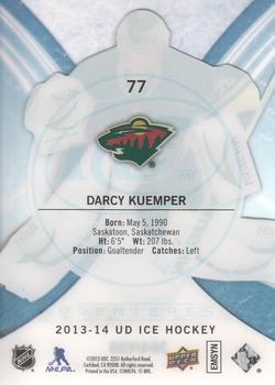 2013-14 SPx - 2013-14 Upper Deck Ice #77 Darcy Kuemper Back