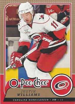 2008-09 O-Pee-Chee #110 Justin Williams Front