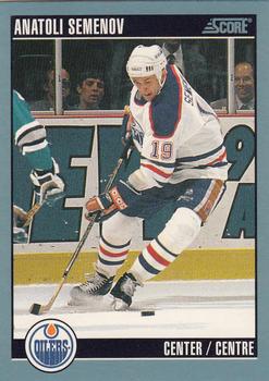 1992-93 Score Canadian #336 Anatoli Semenov Front
