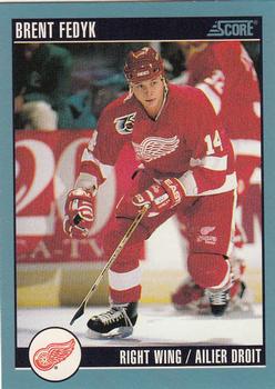 1992-93 Score Canadian #337 Brent Fedyk Front