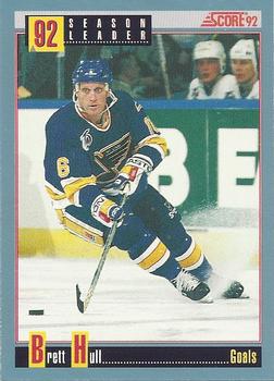 1992-93 Score Canadian #411 Brett Hull Front