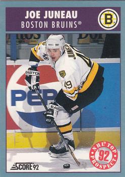 1992-93 Score Canadian #453 Joe Juneau Front