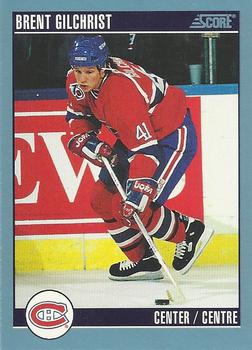 1992-93 Score Canadian #46 Brent Gilchrist Front