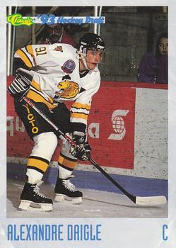 1993 Classic '93 Hockey Draft - Crash Numbered #N1 Alexandre Daigle Front