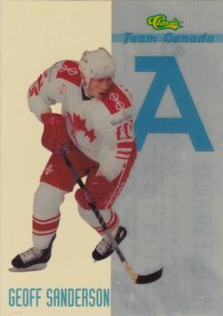 1993 Classic '93 Hockey Draft - Team Canada #TC6 Geoff Sanderson Front