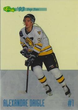 1993 Classic '93 Hockey Draft - Top Ten #DP1 Alexandre Daigle Front