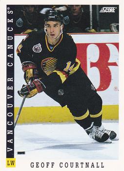 1993-94 Score Canadian #78 Geoff Courtnall Front