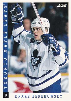 1993-94 Score Canadian #355 Drake Berehowsky Front