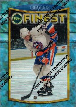 1994-95 Finest - Refractors #9 Brett Lindros Front