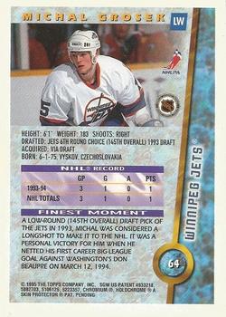 1994-95 Finest - Refractors #64 Michal Grosek Back
