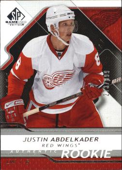 2008-09 SP Game Used #134 Justin Abdelkader Front