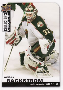 2008-09 Collector's Choice #133 Niklas Backstrom Front
