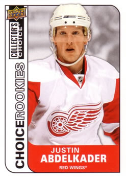 2008-09 Collector's Choice #201 Justin Abdelkader Front
