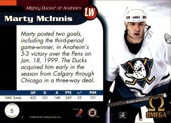 1998-99 Pacific Omega #5 Marty McInnis Back
