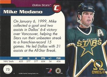 1998-99 Pacific Omega #73 Mike Modano Back