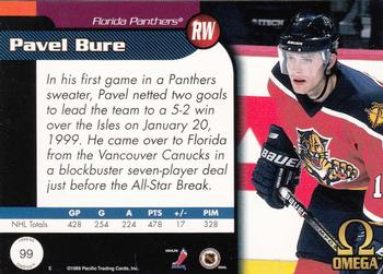 1998-99 Pacific Omega #99 Pavel Bure Back