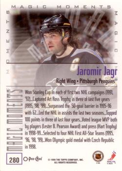 1999-00 O-Pee-Chee #280 Jaromir Jagr Back