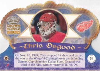 1999-00 Pacific Crown Royale #51 Chris Osgood Back