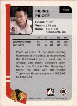 2004-05 In The Game Franchises Update #460 Pierre Pilote Back