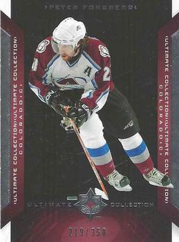 2004-05 Upper Deck Ultimate Collection #10 Peter Forsberg Front