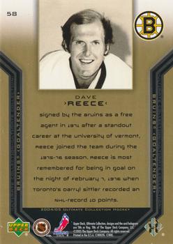 2004-05 Upper Deck Ultimate Collection #58 Dave Reece Back