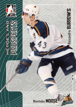 2005-06 In The Game Heroes and Prospects #391 Alexandre Burrows Front