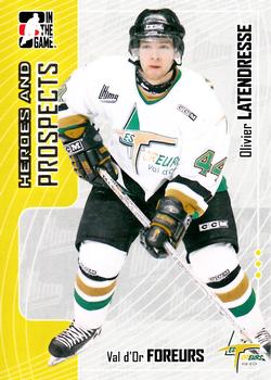 2005-06 In The Game Heroes and Prospects #301 Olivier Latendresse Front