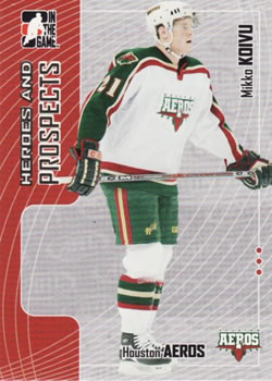 2005-06 In The Game Heroes and Prospects #78 Mikko Koivu Front