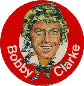 1973-74 Mac's Milk Stickers #NNO Bobby Clarke Front