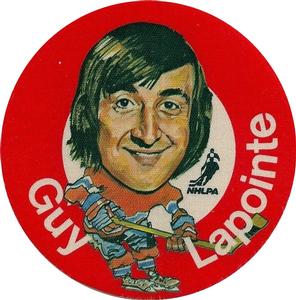 1973-74 Mac's Milk Stickers #NNO Guy Lapointe Front