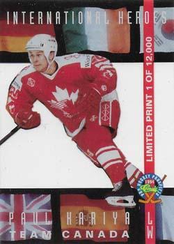 1994 Classic Pro Hockey Prospects - International Heroes #LP15 Paul Kariya Front